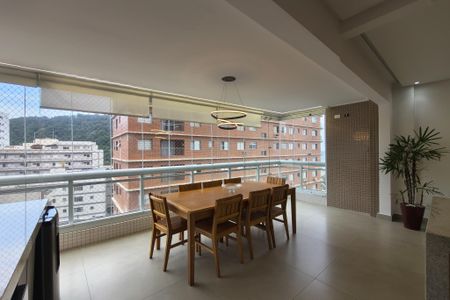 Sala de apartamento para alugar com 3 quartos, 149m² em Canto do Forte, Praia Grande