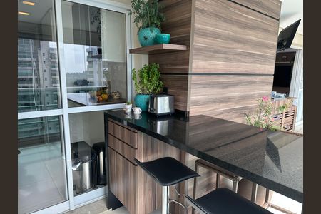 Apartamento à venda com 202m², 3 quartos e 4 vagasDetalhe Área gourmet