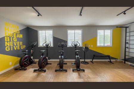 Apartamento para alugar com 31m², 2 quartos e sem vaga Apartamento para alugar com 31m², 2 quartos e sem vagaAcademia
