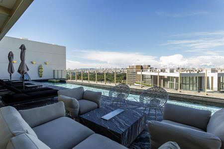 Área comum - Piscina de kitnet/studio à venda com 1 quarto, 28m² em Indianópolis, São Paulo