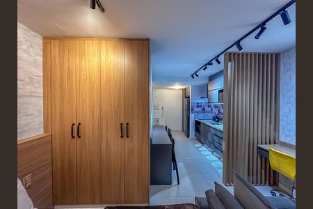 Studio à venda com 34m², 1 quarto e sem vaga