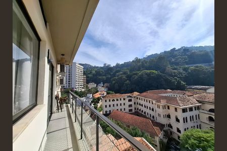 Varanda  de apartamento à venda com 2 quartos, 67m² em Cosme Velho, Rio de Janeiro