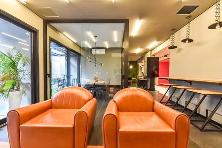 Studio à venda com 22m², 1 quarto e sem vaga Studio à venda com 22m², 1 quarto e sem vagaHall social