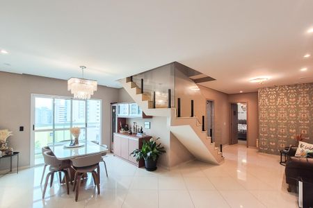 Sala de apartamento à venda com 3 quartos, 303m² em Vila Quirino de Lima, São Bernardo do Campo