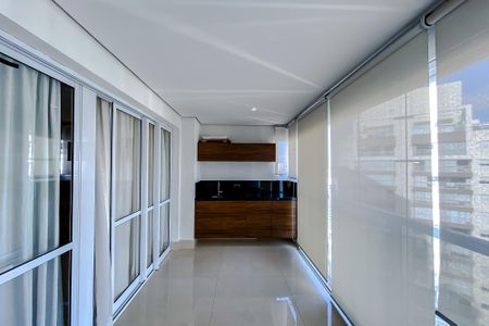 Varanda da Sala de apartamento para alugar com 1 quarto, 50m² em Jardim Analia Franco, São Paulo