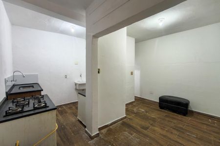 Cozinha/sala de casa de condomínio para alugar com 1 quarto, 50m² em Guilhermina, Praia Grande