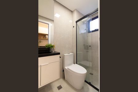 Banheiro de apartamento para alugar com 1 quarto, 25m² em Jardim Bonfiglioli, São Paulo