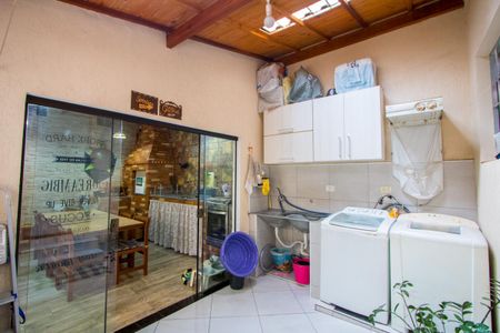 Área de serviço de casa à venda com 2 quartos, 165m² em Jardim Oriental, Santo André