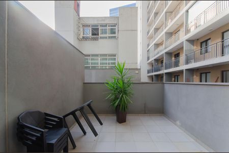 Studio para alugar com 36m², 1 quarto e sem vagaVaranda