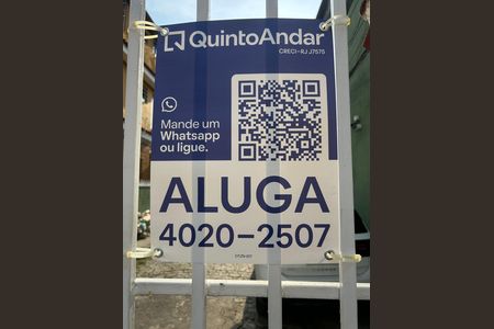 Placa de casa de condomínio para alugar com 1 quarto, 35m² em Méier, Rio de Janeiro