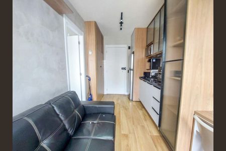 Sala/Cozinha de apartamento para alugar com 1 quarto, 26m² em Campo Belo, São Paulo