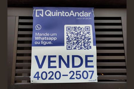 Placa do QuintoAndar código NYAQ-230 de casa à venda com 3 quartos, 125m² em Jardim Rosa Maria, São Paulo