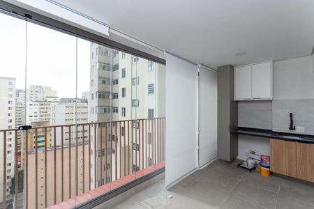 Studio para alugar com 42m², 1 quarto e 1 vagaVaranda
