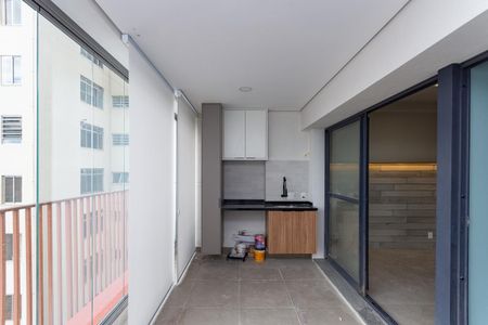 Studio para alugar com 42m², 1 quarto e 1 vagaVaranda