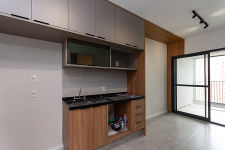 Studio para alugar com 42m², 1 quarto e 1 vagaCozinha Americana
