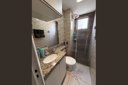 Banheiro  de apartamento à venda com 2 quartos, 50m² em Parque Erasmo Assunção, Santo André