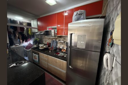 Cozinha de apartamento à venda com 2 quartos, 50m² em Parque Erasmo Assunção, Santo André