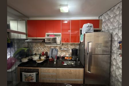 Cozinha de apartamento à venda com 2 quartos, 50m² em Parque Erasmo Assunção, Santo André
