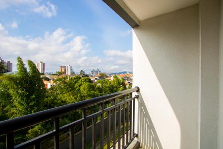 Varanda da sala de apartamento para alugar com 2 quartos, 51m² em Jd Eudizia, Santo André