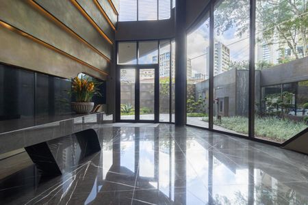 Studio à venda com 49m², 1 quarto e 2 vagasÁrea comum - Hall Social