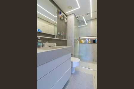 Studio à venda com 49m², 1 quarto e 2 vagasBanheiro