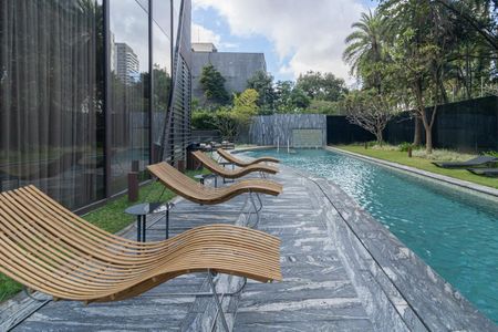 Studio à venda com 49m², 1 quarto e 2 vagasÁrea comum - Piscina