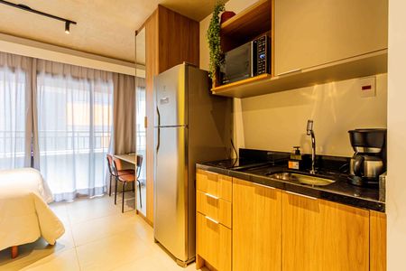 Studio de kitnet/studio para alugar com 1 quarto, 26m² em Santo Amaro, São Paulo