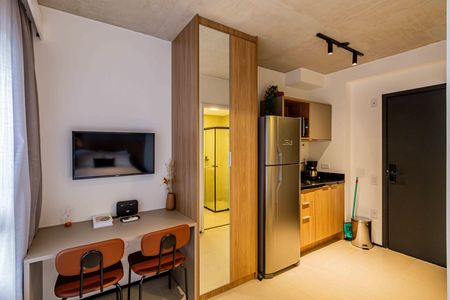 Studio de kitnet/studio para alugar com 1 quarto, 20m² em Santo Amaro, São Paulo