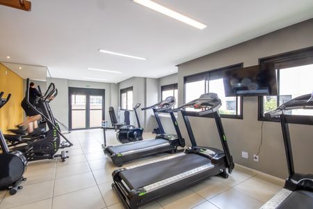 Área comum - Academia de casa de condomínio à venda com 1 quarto, 39m² em Padroeira, Osasco