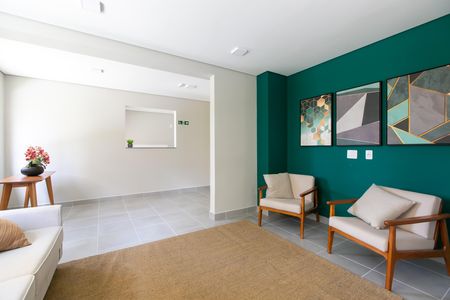 Apartamento para alugar com 32m², 2 quartos e sem vaga Apartamento para alugar com 32m², 2 quartos e sem vagaÁrea comum - Salão de Festas