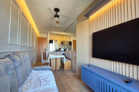 Sala de TV de apartamento para alugar com 2 quartos, 55m² em Jardim Guarani, Campinas