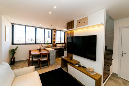 Sala de apartamento à venda com 2 quartos, 118m² em Boa Vista, Belo Horizonte
