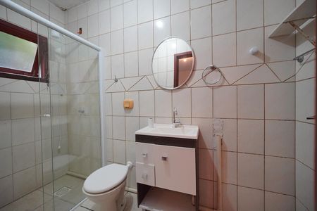 Banheiro da Suíte de apartamento para alugar com 1 quarto, 44m² em Armação, Florianópolis