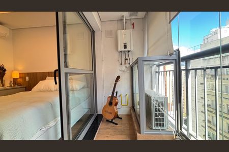 Apartamento para alugar com 25m², 1 quarto e sem vaga Apartamento para alugar com 25m², 1 quarto e sem vagaVaranda