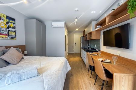 Studio para alugar com 27m², 1 quarto e sem vaga