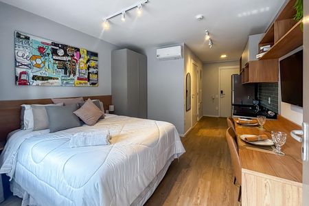 Studio para alugar com 27m², 1 quarto e sem vaga