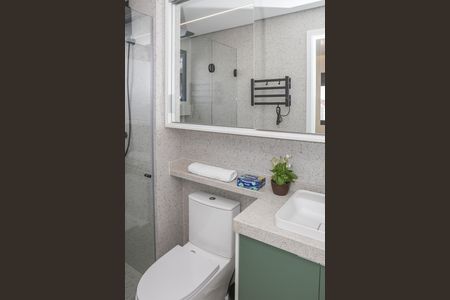 Apartamento para alugar com 25m², 1 quarto e sem vagaBanheiro da Suíte