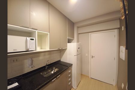 Cozinha - Armários de kitnet/studio à venda com 1 quarto, 27m² em Consolação, São Paulo