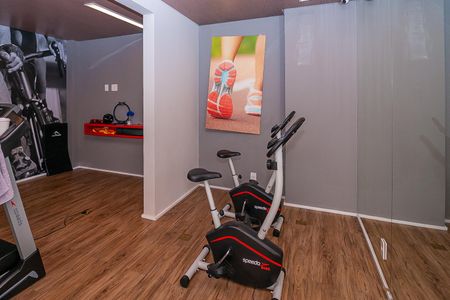 Apartamento para alugar com 34m², 2 quartos e sem vaga Apartamento para alugar com 34m², 2 quartos e sem vagaÁrea comum - Academia