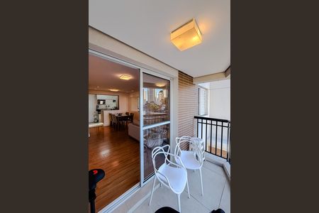 Varanda da Sala de apartamento à venda com 2 quartos, 68m² em Vila Mariana, São Paulo