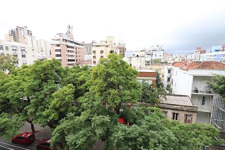 Vista da Sala de apartamento para alugar com 3 quartos, 85m² em Bom Fim, Porto Alegre