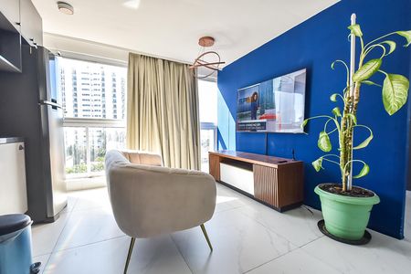 Sala/cozinha de apartamento para alugar com 1 quarto, 65m² em Ipiranga, São Paulo