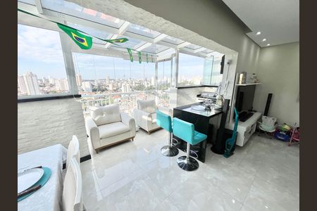 Apartamento à venda com 105m², 2 quartos e 2 vagas Apartamento à venda com 105m², 2 quartos e 2 vagasVaranda gourmet