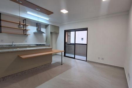 Sala de apartamento para alugar com 1 quarto, 52m² em Parque das Nações, Santo André