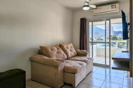 Sala de apartamento para alugar com 2 quartos, 80m² em Canto do Forte, Praia Grande