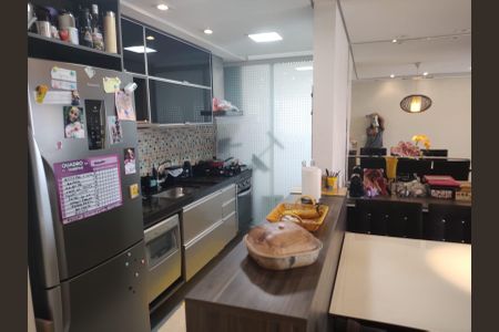 Cozinha de apartamento à venda com 3 quartos, 93m² em Vila Bastos, Santo André