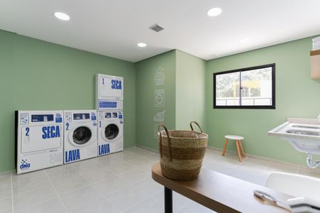 Apartamento para alugar com 40m², 2 quartos e sem vaga Apartamento para alugar com 40m², 2 quartos e sem vagaÁrea comum - Lavanderia
