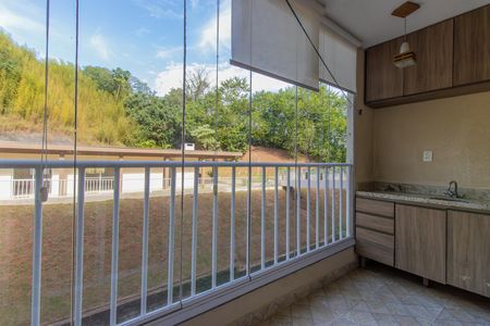 Varanda da Sala de apartamento para alugar com 2 quartos, 49m² em Lajeado, Cotia