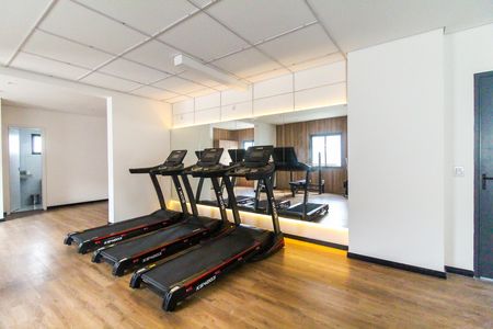 Apartamento para alugar com 36m², 1 quarto e sem vaga Apartamento para alugar com 36m², 1 quarto e sem vagaÁrea comum - Academia