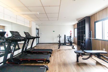 Apartamento para alugar com 36m², 1 quarto e sem vaga Apartamento para alugar com 36m², 1 quarto e sem vagaÁrea comum - Academia